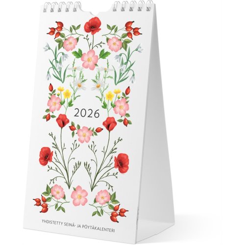 Seinäkalenteri 2026 Mini Duo, hinta 12,63€