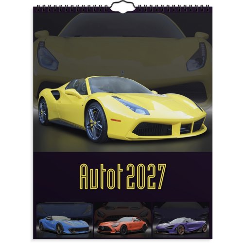 Seinäkalenteri 2027 Autot, hinta 14,81€
