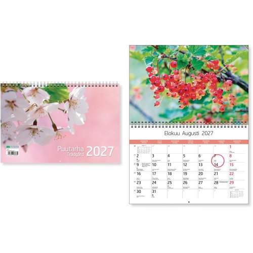 Seinäkalenteri 2027 Cc 5567 puutarha 300 x 400mm, hinta 14,32€