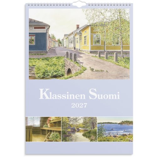 Seinäkalenteri 2027 Klassinen Suomi, hinta 17,55€