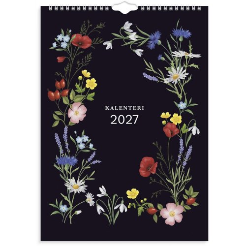 Seinäkalenteri 2027 Kukka, hinta 16,46€