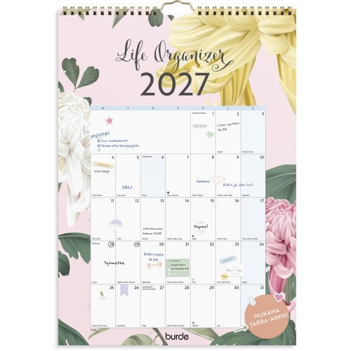 Seinäkalenteri 2027 Life Organizer, hinta 20,92€