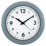 Seinäkello 30 cm, harmaa