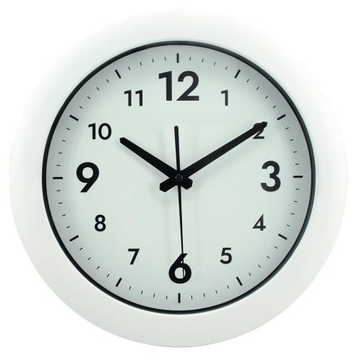 Seinäkello 30cm valkoinen, hinta 11,66€