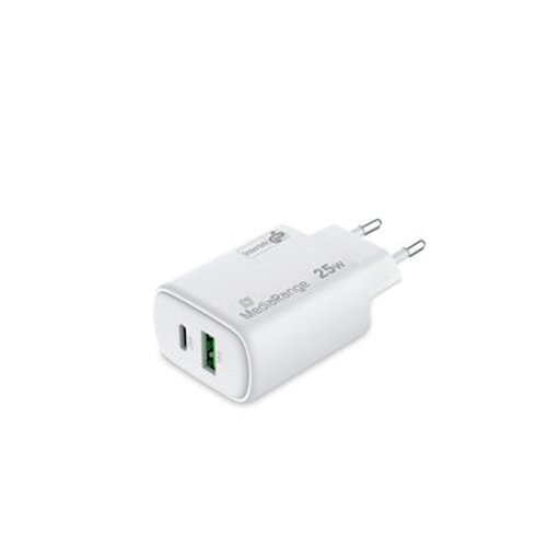 Seinälaturi Mediarange 25w usb-a usb-c, hinta 13,09€