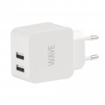 Seinälaturi Wave 15w universaali 2 usb-a