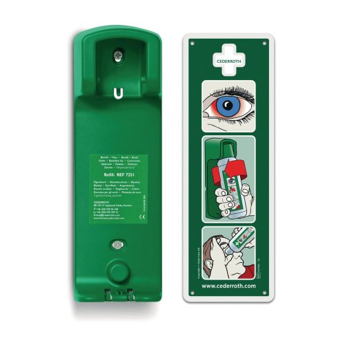 Seinäteline Cederroth 7200 500ml silmähuuhteelle, hinta 12,15€