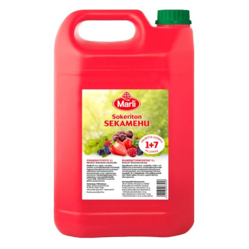 Sekajuomatiiviste Marli sokeriton 5L, hinta 39,96€