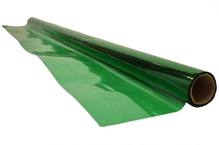 Sellofaani 70 cm x 2 m vihreä, hinta 2,32€