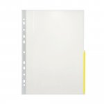 Signaalitasku a4 pp 120mic keltainen 100kpl