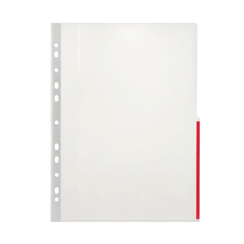 Signaalitasku a4 pp 120mic punainen 100kpl, hinta 18,88€