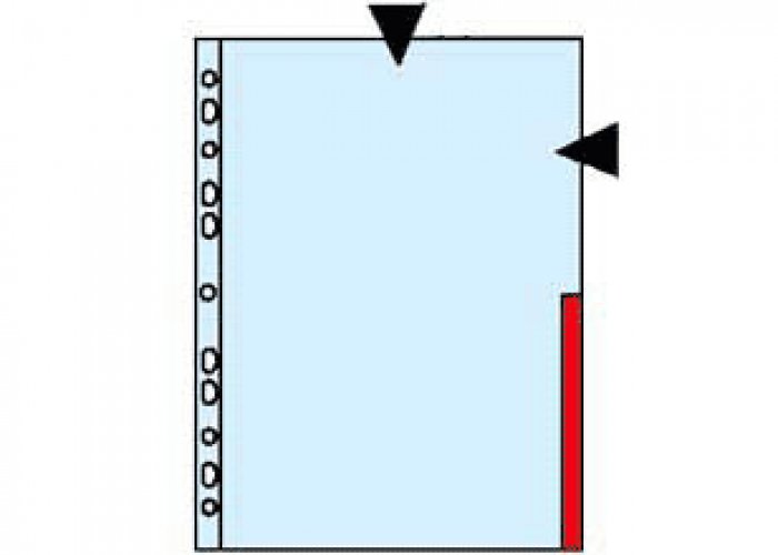 Signaalitasku Esselte A4 105 mic punainen kirkas /100, hinta 18,67€