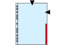 Signaalitasku Esselte A4 105 mic punainen kirkas /100