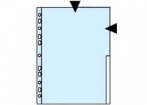 Signaalitasku Esselte A4 105 mic valkoinen kirkas /100