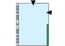 Signaalitasku Esselte A4 105 mic vihreä kirkas /100
