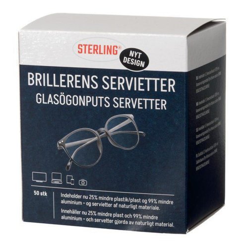 Silmälasien Puhdistusliina 50kpl, hinta 4,56€