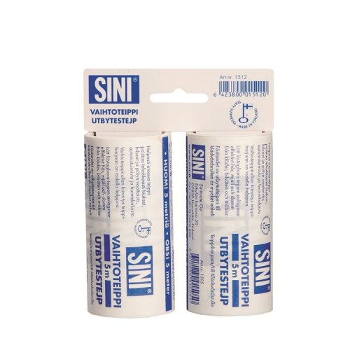 Vaihtorulla Sini teippiharjaan 2kpl/pkt, hinta 5,54€