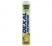 Sitruuna-lime Poretabletti Dexal Pro Hydration kofeiin.18kpl