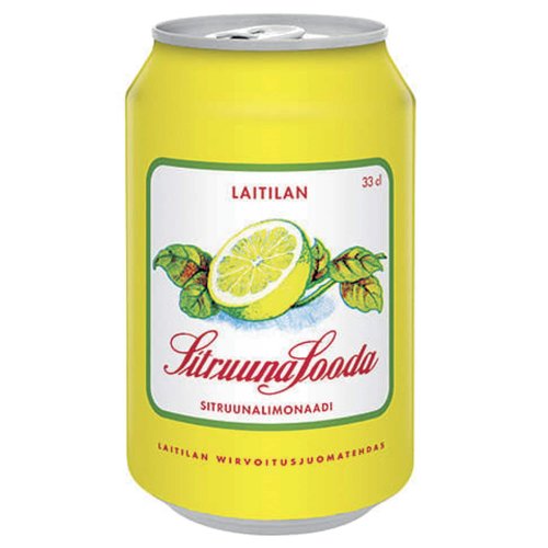 Sitruunasooda Laitilan 0,33l, hinta 15,70€