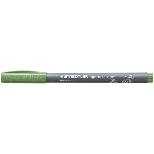 Sivellinkynä Staedtler pigment arts oliivinvihreä, hinta 3,35€