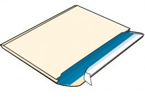 Sivulevikekuori B4 120G tarrasuljenta valkoinen /200