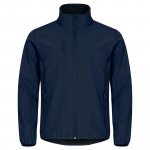 Softshell Takki Clique classic tummansininen 4xl