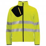 Softshell Takki Projob 6432 high vis lk3 keltainen/musta 4xl