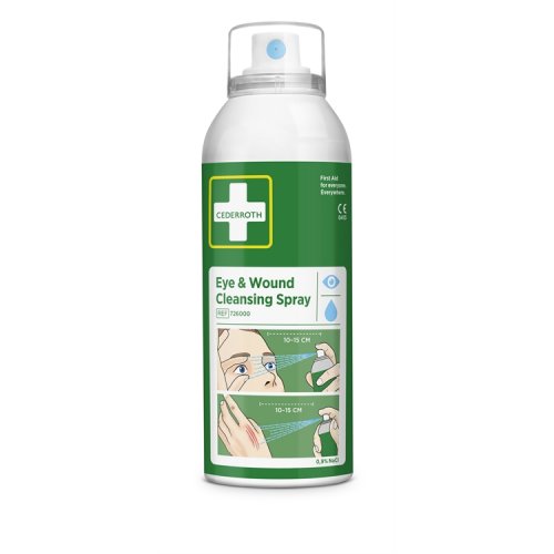 Spray Huuhtelusuihke Cederroth Eye & Wound Cleansing 150 ml, hinta 13,53€