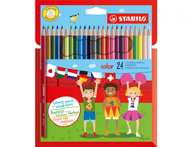 Värikynä STABILO Color värilajitelma /24, hinta 4,14€