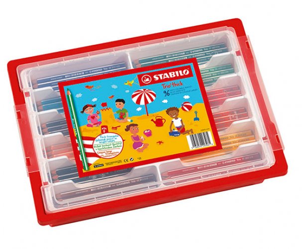 Värikynä STABILO Trio thick 203 värilajitelma 8x12 /96, hinta 53,74€