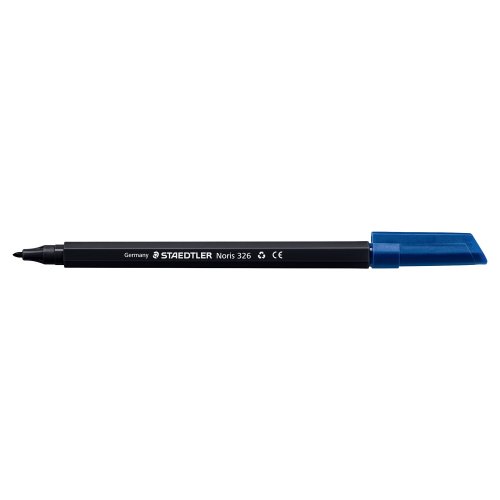 Kuitukärkikynä Staedtler 326-9 noris 1mm musta, hinta 11,25€