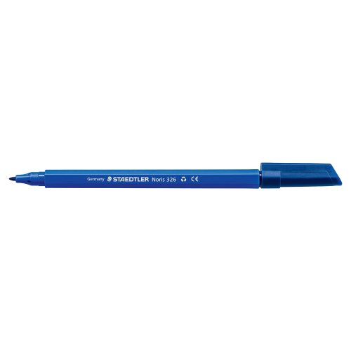 Kuitukärkikynä Staedtler 326-9 noris 1mm sininen, hinta 1,63€