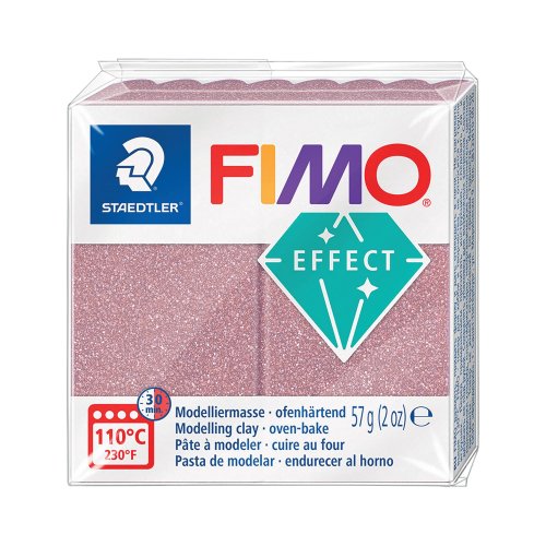 Muovailumassa Staedtler fimo effect , 57 g, 212 ruusukulta, hinta 2,70€