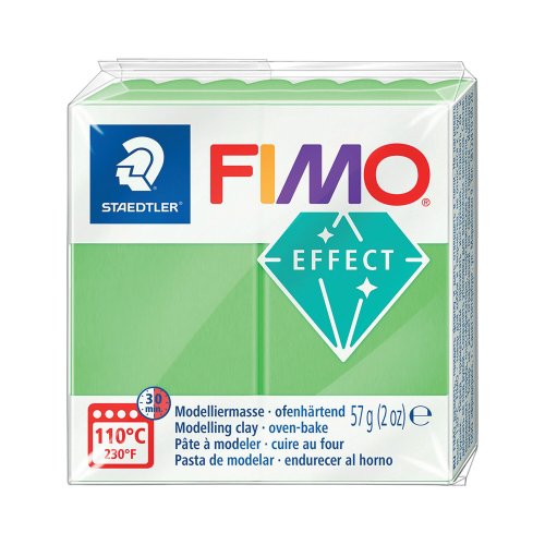Muovailumassa Staedtler fimo effect , 57 g, 501 neonvihreä, hinta 2,70€