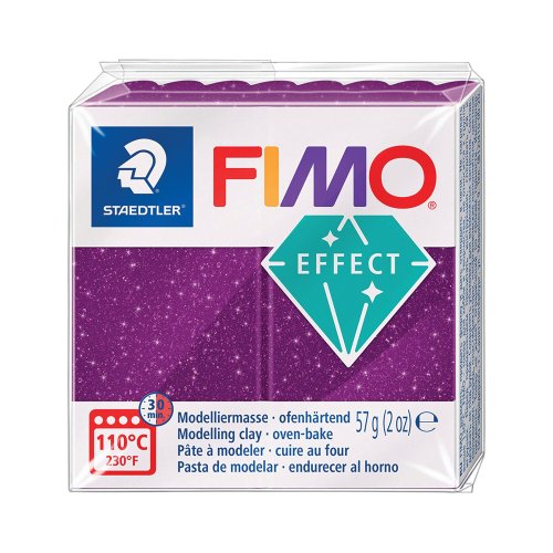 Muovailumassa Staedtler fimo effect , 57 g, 602 galaxy violetti, hinta 2,70€