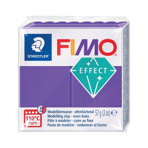 Muovailumassa Staedtler fimo effect , 57 g, 61 metalli liila, hinta 2,70€