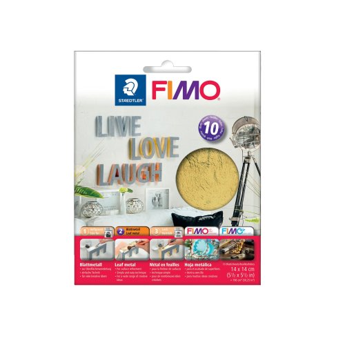 Lehtimetalli Staedtler fimo kulta 10 arkkia 10kpl, hinta 8,03€