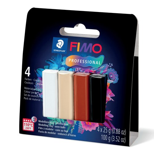 Muovailuvahasetti Staedtler fimo professional 4kpl, hinta 6,86€