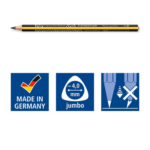 Staedtler Lyijykynä HB noris jumbo 119 1 kpl = 72 kynää 72kpl, hinta 232,90€