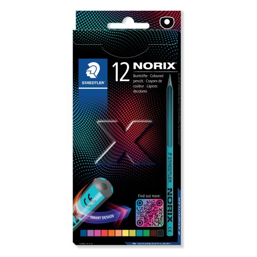 Staedtler norix puuvärikynäsarja, 12 väriä 12kpl, hinta 10,30€