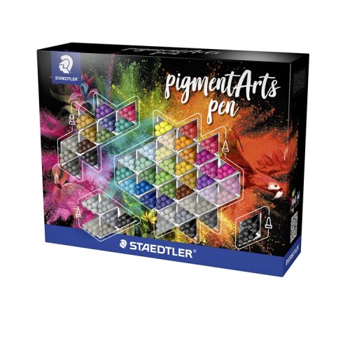 Staedtler Pigment Arts pen display /280, hinta 1395€