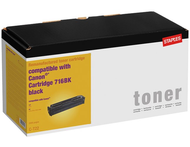 STAPLES CANON 716 BLACK 2,2K, hinta 28,45€