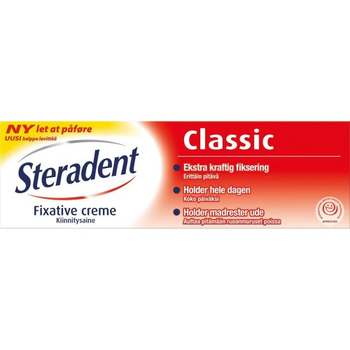Steradent ultra kiinnitys hammasproteesille, hinta 9,42€