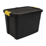 Varastolaatikko Strata heavy duty 60l musta