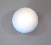 Styroxpallo Playbox 50 mm valkoinen /25