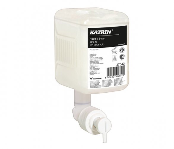 Suihkusaippua Katrin Head & Body 47543 500 ml /12, hinta 80,65€