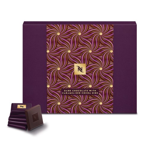 Suklaa Nespresso ghana 75 % cocoa nibs tumma, hinta 9,80€