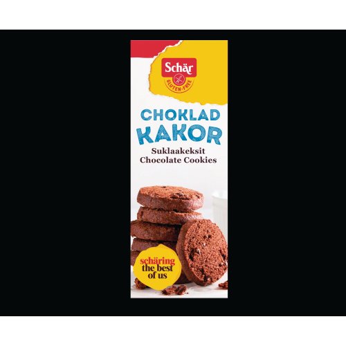 Suklaakeksi Schär 150g gluteeniton, hinta 7,21€