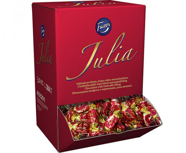 Suklaakonvehti Fazer Julia 3 kg, hinta 97,42€