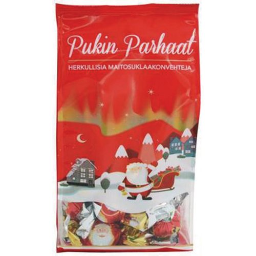 Suklaakonvehti Pukin parhaat 170g, hinta 6,44€